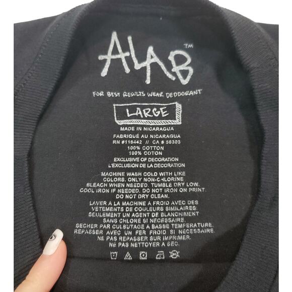 A-Lab | Stressed Out Dog T-shirt | Size Large - Picture 3 of 5